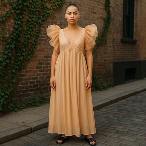 XPLUSWEAR NEW DRESS XL PEACH